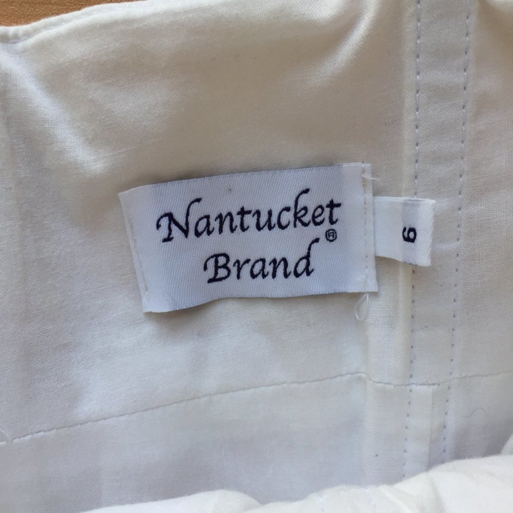 Nantucket Brand Strapless Pink and White Floral Dress Size 6 - Picture 5 of 7